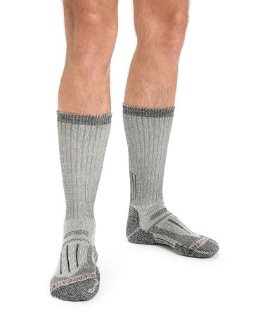 Icebreaker Merino Mountaineer Mid Calf Férfi Zokni Szürke | HU 1037LISH